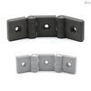 Elesa Double hinges for profiles, CFI.30-30/30 SH-6-C33 CFI.